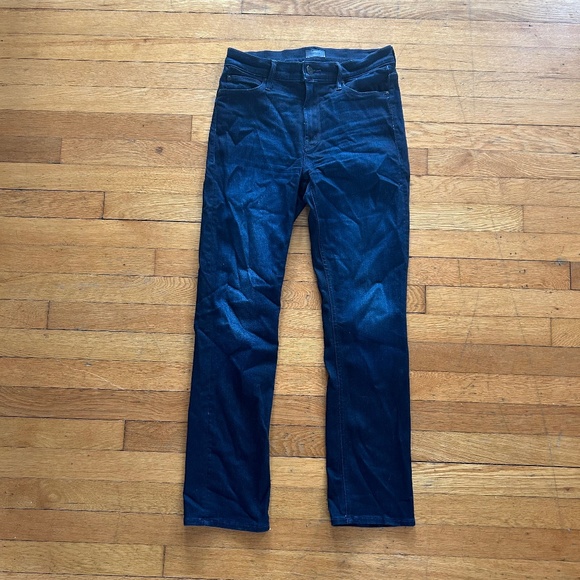 EPC Mother the Mid Rise Dazzle Ankle Dark Wash Jeans Size 27 - Picture 5 of 12